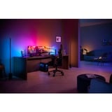 Philips Hue Play Gradient Lightstrip per PC, Striscia LED Nero/Bianco, Philips Play Gradient Lightstrip per PC, Striscia LED intelligente, Bluetooth/Zigbee, Nero, Bianco, LED, Silicone, Lampadina/e non sostituibile/i