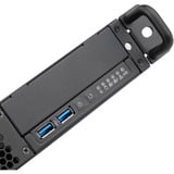 SilverStone RM100 1U-Rackmount, Chassis server rack 