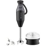 Unold M 200 BBQ 10 L Frullatore ad immersione 200 W Nero, Cromo, Frullatore a immersione Nero, Frullatore ad immersione, 10 L, 1,5 m, 200 W, Nero, Cromo