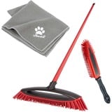 Vileda Pet Pro ALWAYS CLEAN scatola per scopa, set di 3 pezzi rosso