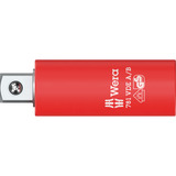 Wera 781 VDE A/B - Pezzo di collegamento 1/4", Adattatore chiave combinata  rosso