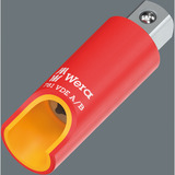 Wera 781 VDE A/B - Pezzo di collegamento 1/4", Adattatore chiave combinata  rosso