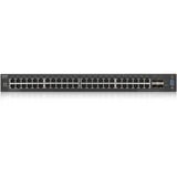 Zyxel XGS2210-52 Gestito L2 Gigabit Ethernet (10/100/1000) 1U Nero, Interruttore Gestito, L2, Gigabit Ethernet (10/100/1000), Montaggio rack, 1U