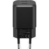 goobay Caricatore rapido duale USB-C Nano, PD, GaN, 35 watt, Caricabatterie Nero