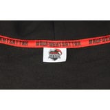 ALTERNATE Felpa con cappuccio ATTAX (logo in rilievo) XXL, Maglione Nero