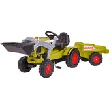 BIG CLAAS Celtis Loader + Trailer Trattore cavalcabile, Veicolo per bambini verde chiaro, 3 anno/i, Verde