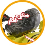 BIG CLAAS Celtis Loader + Trailer Trattore cavalcabile, Veicolo per bambini verde chiaro, 3 anno/i, Verde