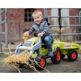 BIG CLAAS Celtis Loader + Trailer Trattore cavalcabile, Veicolo per bambini verde chiaro, 3 anno/i, Verde