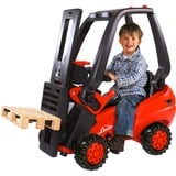 BIG Linde Forklift Carrello elevatore cavalcabile, Veicolo per bambini Nero/Rosso, 3 anno/i, Nero, Rosso