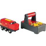 BRIO 7312350332131 Treni giocattolo,  veicolo da gioco rosso, Ragazzo/Ragazza, 3 anno/i, Comandato a distanza, Stilo AA, Nero, Grigio, Rosso, Giallo