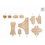BRIO 7312350333077 Traccia, Ferrovia legno, Traccia, Ragazzo/Ragazza, 3 anno/i, Legno