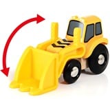 BRIO 7312350334364 veicolo giocattolo,  veicolo da gioco giallo, Pala caricatrice, Interno/esterno, 3 anno/i, Legno, Beige, Giallo