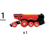 BRIO 7312350335927 Treni giocattolo rosso, Ragazzo/Ragazza, 3 anno/i, Mini Stilo AAA, Nero, Rosso