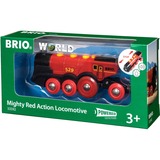 BRIO 7312350335927 Treni giocattolo rosso, Ragazzo/Ragazza, 3 anno/i, Mini Stilo AAA, Nero, Rosso