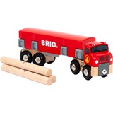 BRIO 7312350336573 Modelli in scala rosso, 7312350336573, Modellino di camion per tronchi, Preassemblato, Bambino/Bambina, 6 pz, 0,3 anno/i, 99 anno/i