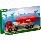 BRIO 7312350336573 Modelli in scala,  veicolo da gioco rosso, 7312350336573, Modellino di camion per tronchi, Preassemblato, Bambino/Bambina, 6 pz, 0,3 anno/i, 99 anno/i