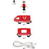 BRIO 7312350337464 veicolo giocattolo rosso, Vagone, 3 anno/i, Mini Stilo AAA, Multicolore
