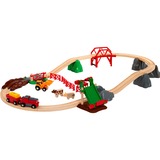 BRIO 7312350339840 pista giocattolo Plastica, Legno, Ferrovia Ragazzo/Ragazza, 3 anno/i, Veicolo incluso, Stilo AA, Plastica, Legno, Multicolore