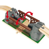 BRIO Ponte pericolante, Ferrovia marrone/grigio, Traccia, Ragazzo/Ragazza, 3 anno/i, Marrone, Verde, Grigio