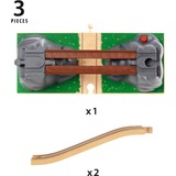 BRIO Ponte pericolante, Ferrovia marrone/grigio, Traccia, Ragazzo/Ragazza, 3 anno/i, Marrone, Verde, Grigio
