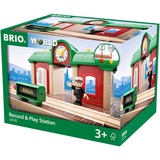 BRIO Record & Play station Record & Play station, 0,3 anno/i, Batterie richieste, Nero, Verde, Rosso