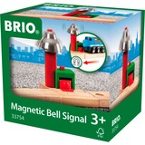 BRIO Segnale magnetico con campana, Ferrovia Paesaggio, Ragazzo/Ragazza, 3 anno/i, Multicolore