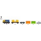 BRIO Three-Wagon Cargo Train veicolo giocattolo,  veicolo da gioco Treno, 3 anno/i, Plastica, Legno, Multicolore