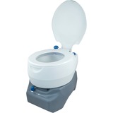 Campingaz 2000030582 Bagno Un unico pezzo Rotondo Pavimento, Servizi igienici bianco/grigio, Grigio, Bianco, Acrilonitrile butadiene stirene (ABS), Polietilene, Polipropilene (PP), Acciaio inossidabile, 380 mm, 570 mm, 440 mm, 4,4 kg