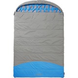 Coleman Basalt Double Adulto Sacco a pelo rettangolare Poliestere Blu, Grigio grigio/Blu chiaro, 1500 mm, 2250 mm, 260 mm, 52 cm, 550 mm