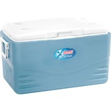 Coleman Xtreme 52QT borsa frigo 49 L Blu, Bianco, Scatola cool blu/Bianco, Blu, Bianco, Polietilene ad alta intensità, Poliuretano (PU), 49 L, 1,5 L, 380 mm