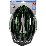 FISCHER Fahrrad 86158 Nero, Verde Nero, Nero, Verde, Casco, Ciclismo, L/XL, S-M-L-XL-XXL-3XL, Polistirene espanso (EPS)