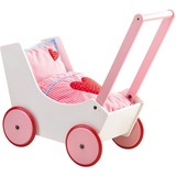 HABA 000950 Passeggino per bambola, Carrozzine bambola Passeggino per bambola, 1 anno/i, Rosa, Rosso, Bianco, Legno, 1 seduta(e), Bambino