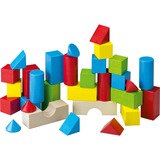 HABA 001076 30 pezzo(i) Multicolore, Faggio, 30 pezzo(i), Arco, Cilindro, Rettangolare, Quadrato, Triangolo, Monocromatico, Child