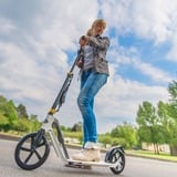 HUDORA 14236 scooter Adulti Nero, Bianco bianco/Nero, Adulti, Nero, Bianco, Asfalto, 120 kg, 2 ruota(e), Poliuretano