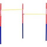 HUDORA 64002 sbarra ginnica con elastci 100 kg Blu, Rosso, Giallo rosso/Blu, 100 kg, Blu, Rosso, Giallo, Acciaio, 5 cm, 1540 mm, 2410 mm