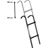 HUDORA 65264 parte e accessorio per trampolino Nero (opaco)/Nero, Acciaio, Nero