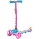 HUDORA Flitzkids 2.0 Skate Wonders, Scooter fucsia/Blu chiaro