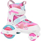 HUDORA My First Quad Girl Bambini fucsia/Bianco, Bambini, Femmina, Multicolore, A fantasia, Nylon, 82A