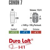 High Peak 21247, Sacco a pelo grigio chiaro