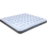 High Peak 40027 materasso ad aria Doppio materasso Nero, Blu, Grigio, Base di aria celeste/marrone, Doppio materasso, Dimensione King, Rettangolo, Interno e esterno, Pompa ad aria integrata