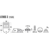 High Peak Atmos 3, Tenda 