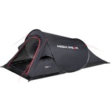 High Peak Campo Nero Tenda a tunnel Nero, Campeggio, Tenda a tunnel, 1,41 kg, Nero