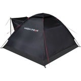 High Peak Kuppelzelt Beaver 3, Tenda Nero