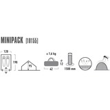 High Peak Minipack blu/grigio