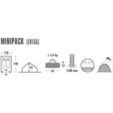 High Peak Minipack, Tenda blu/grigio
