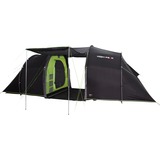 High Peak Tauris 6 Nero Tenda a tunnel grigio scuro/Verde, Campeggio, Tenda a tunnel, 14,2 kg, Nero