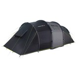 High Peak Tauris 6 Nero Tenda a tunnel grigio scuro/Verde, Campeggio, Tenda a tunnel, 14,2 kg, Nero