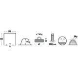 High Peak Tenda per attrezzature Veneto grigio/Blu