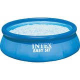 Intex 28132GN piscina fuori terra Piscina gonfiabile Piscina rotonda Blu celeste/blu scuro, Piscina gonfiabile, Blu, 14 kg