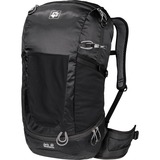 Jack Wolfskin 2007611-6000 zaino da viaggio Maschio 30 L Poliestere Nero Nero, Alto, Poliestere, Nero, Maschio, 300 D, Tasca sul fondo, Tasca anteriore, Tasca laterale